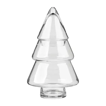 Bote de cristal con tapa Glass tree - 30 cm - Muurla