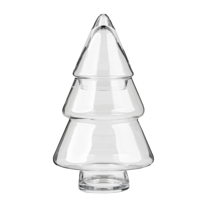 Bote de cristal con tapa Glass tree - 30 cm - Muurla