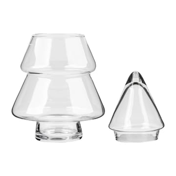 Bote de cristal con tapa Glass tree - 30 cm - Muurla