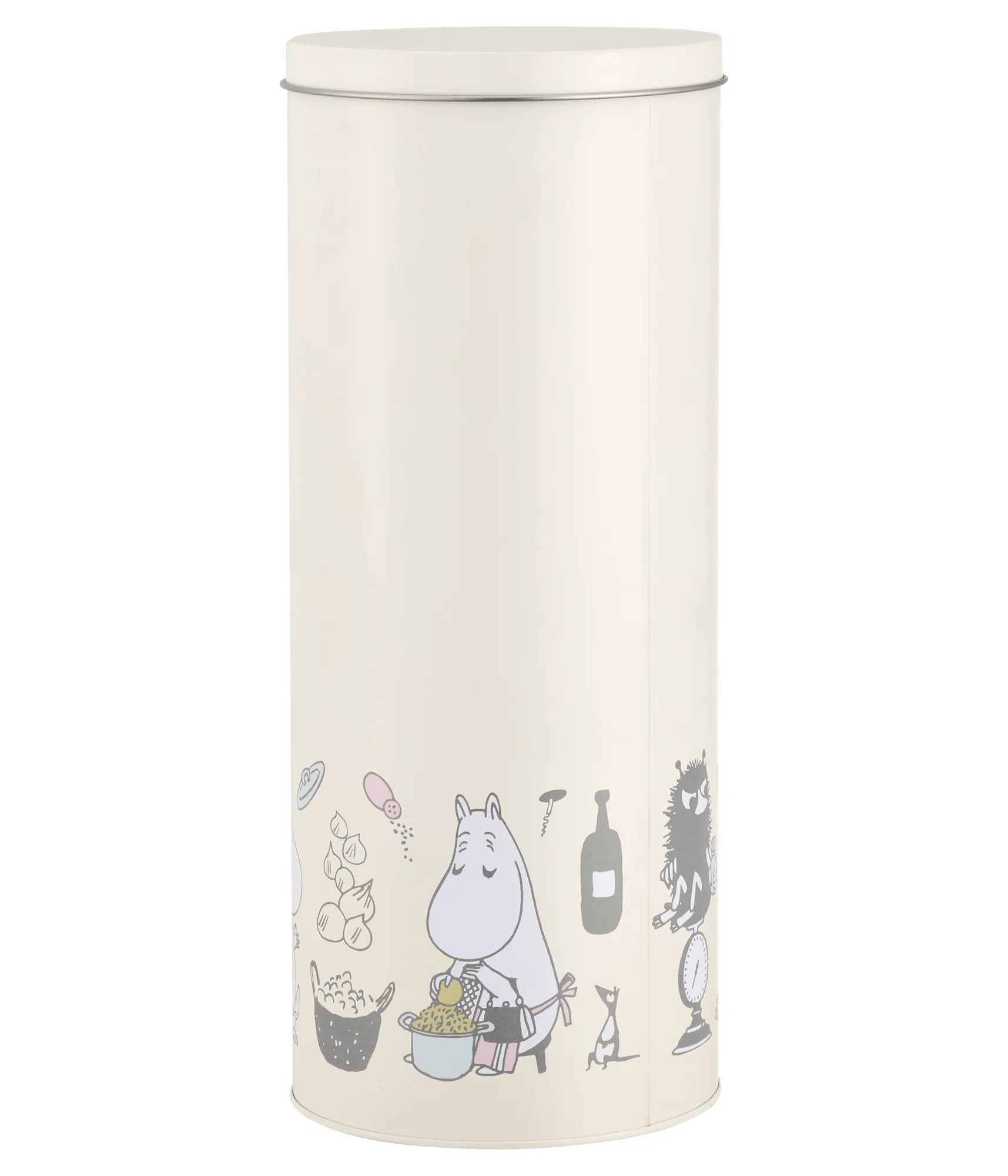 Bote de hojalata Moomin Bon Appétit, Ø11x27 cm Muurla