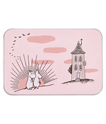 Bote de hojalata Mumin Friendship - Friendship, 12x8x9 cm - Muurla