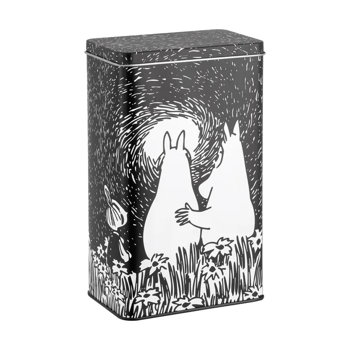 Bote de hojalata para café Mumin Friendship - Friendship, 12x8x20 cm - Muurla