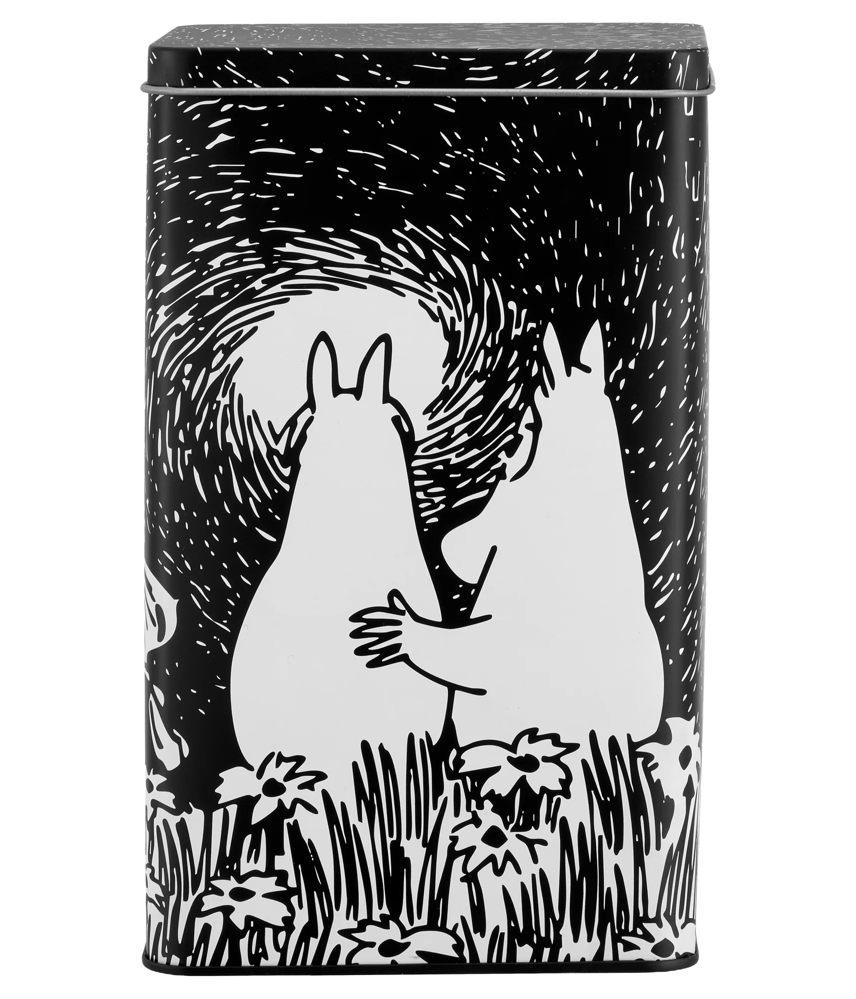 Bote de hojalata para café Mumin Friendship, Friendship, 12x8x20 cm Muurla