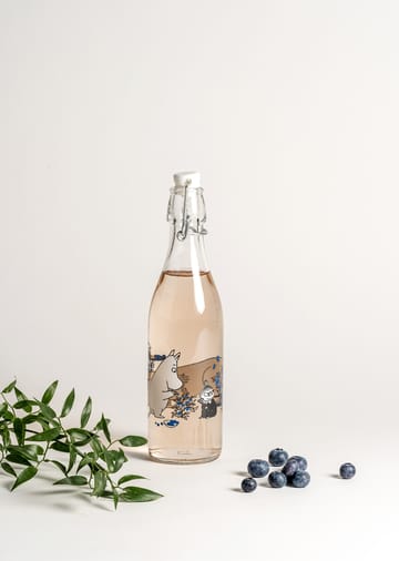Botella de vidrio Blueberries 0,5 L - Transparent - Muurla