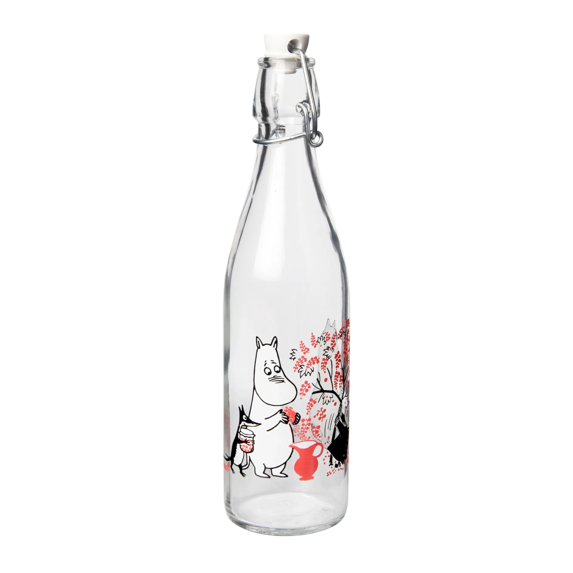 Botella de vidrio Mumin 0,5 l, Berries Muurla