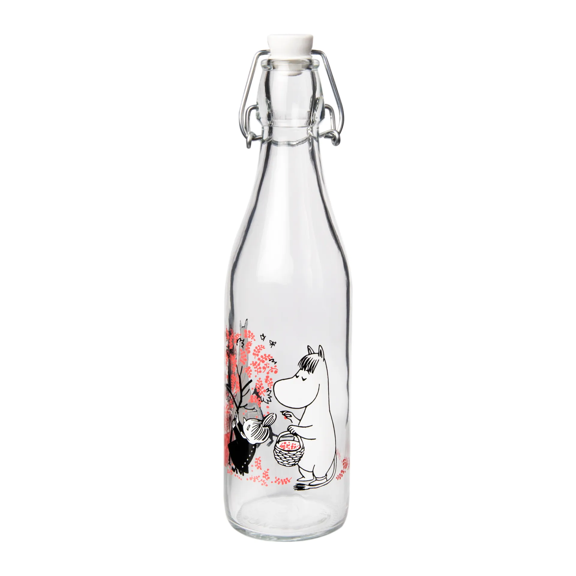 Botella de vidrio Mumin 0,5 l, Berries Muurla