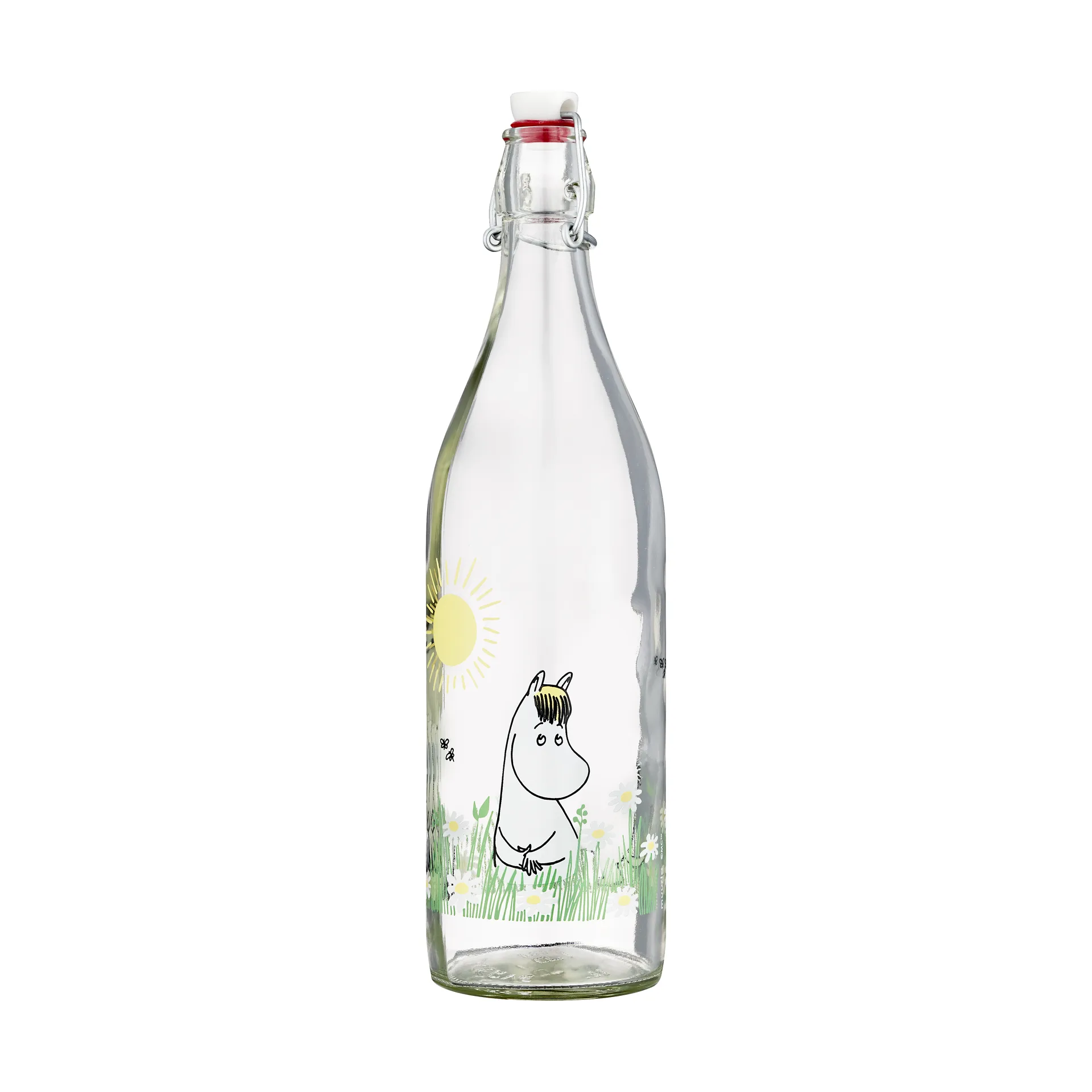 Botella de vidrio Mumin1 L, Meadow Muurla