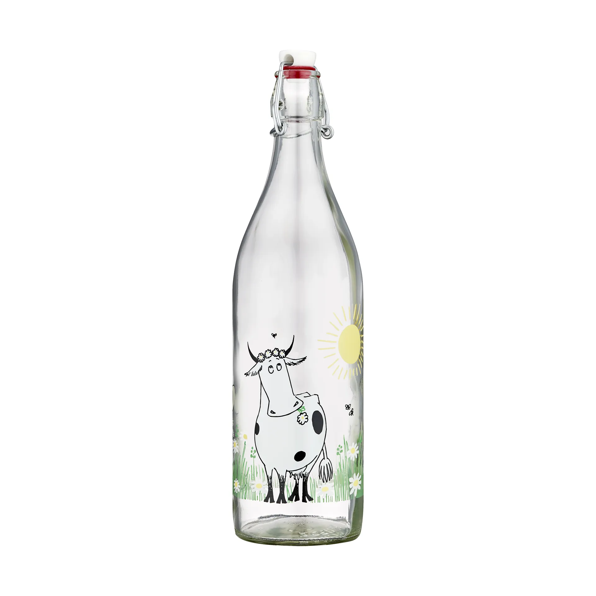 Botella de vidrio Mumin1 L, Meadow Muurla