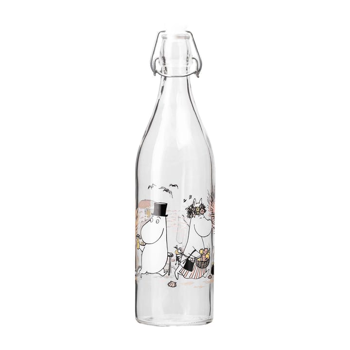 Botella de vidrio Mumin1 L, The Beach Muurla
