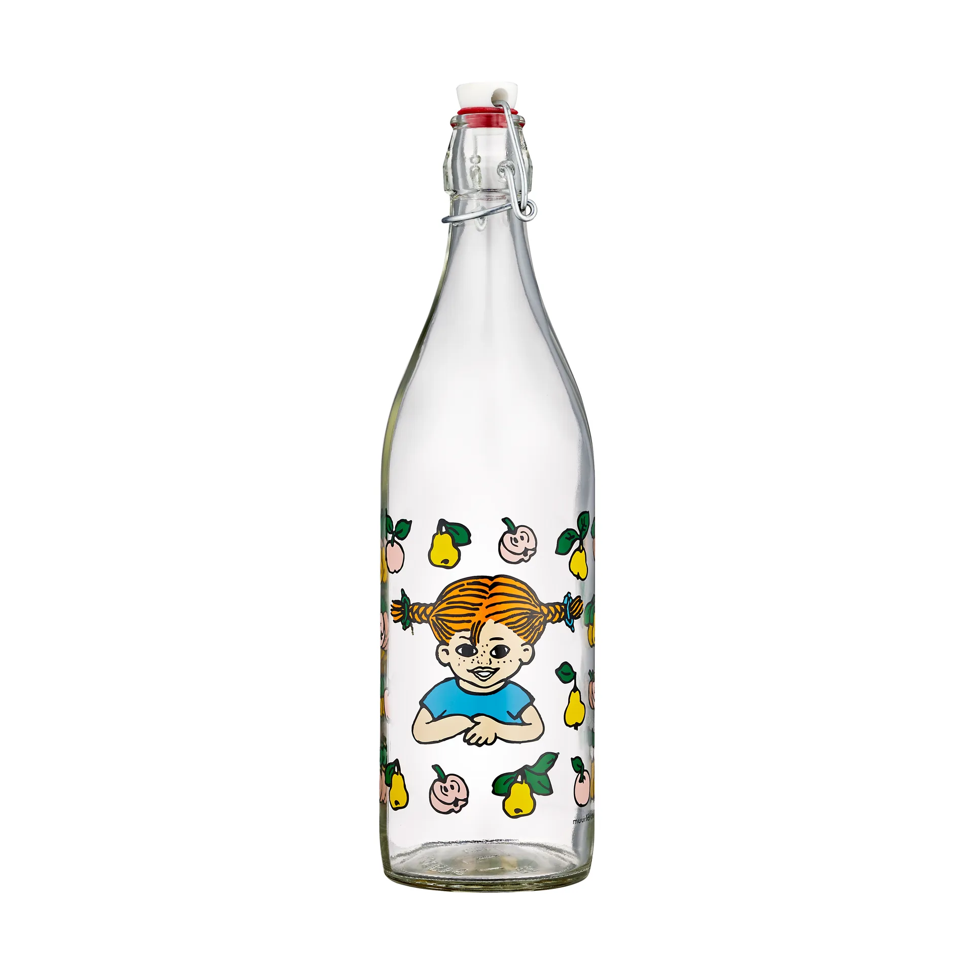 Botella de vidrio Pippi 1 L, Fruits Muurla