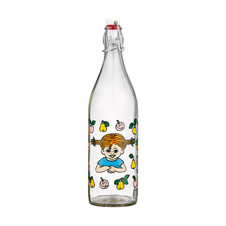 Botella de vidrio Pippi 1 L - Fruits - Muurla
