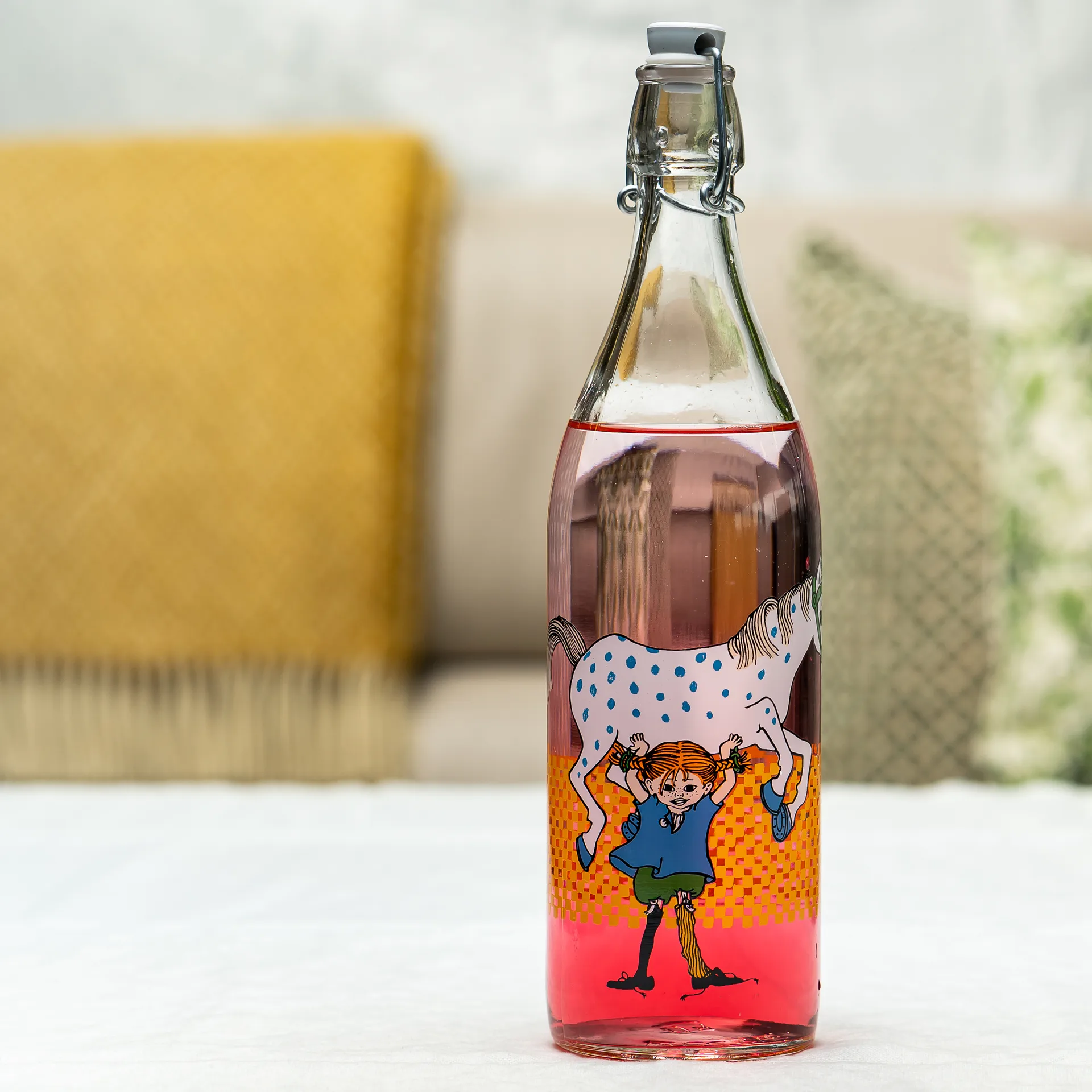Botella de vidrio Pippi 1 L, Multi Muurla