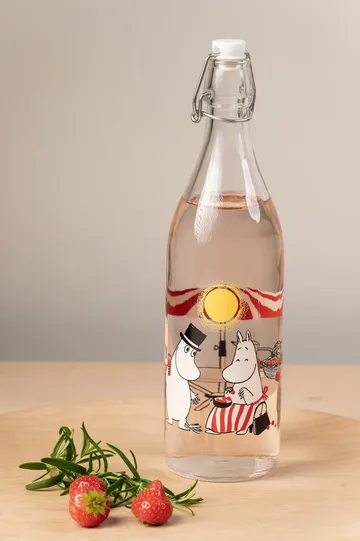 Botella de vidrio Summertime 1 L - Transparent - Muurla