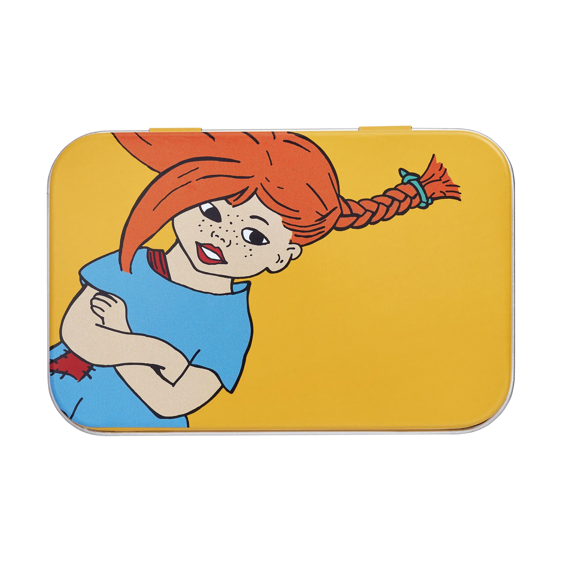 Caja de lata Pippi 10x6,5x3 cm, The Strongest Girl Muurla