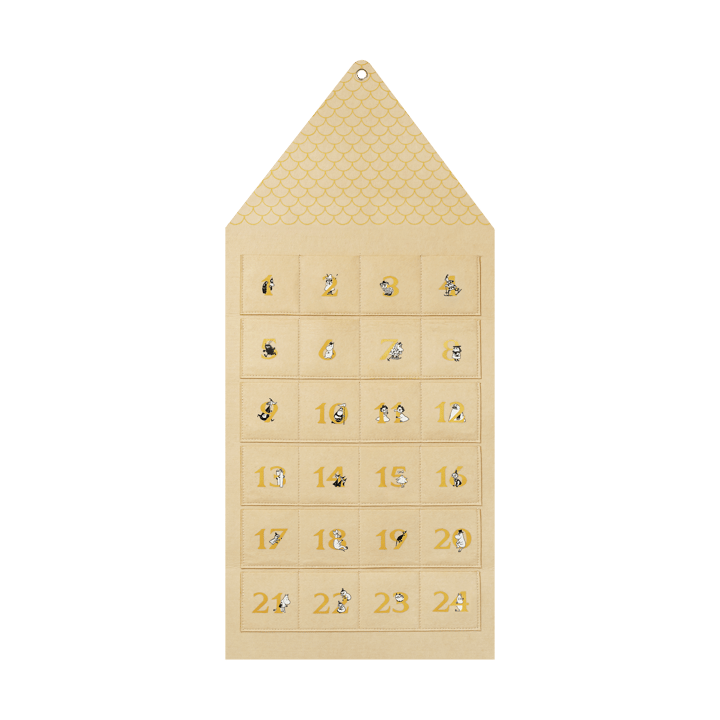 Calendario de Adviento Moominhouse 45x100 cm - Beige - Muurla