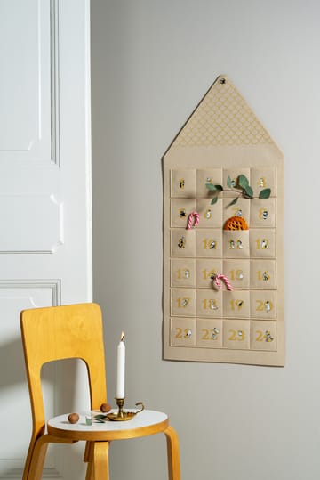 Calendario de Adviento Moominhouse 45x100 cm - Beige - Muurla