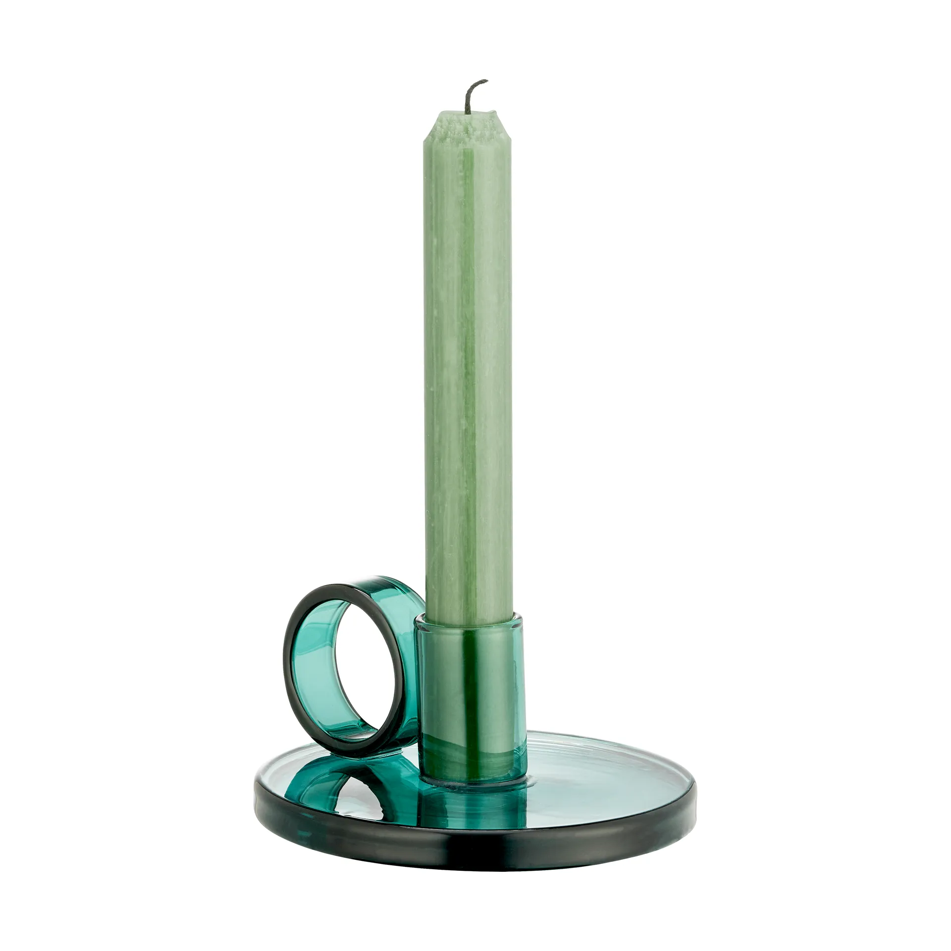 Candelabro Loop Ø11 cm, Azul verdoso Muurla