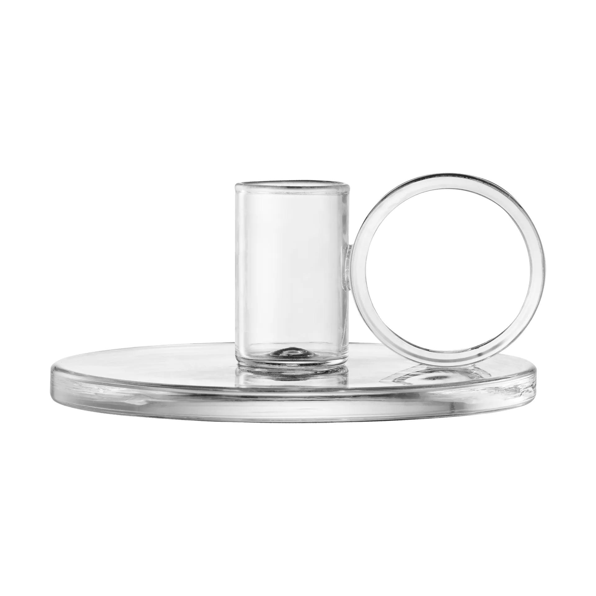 Candelabro Loop Ø11 cm, Transparente Muurla