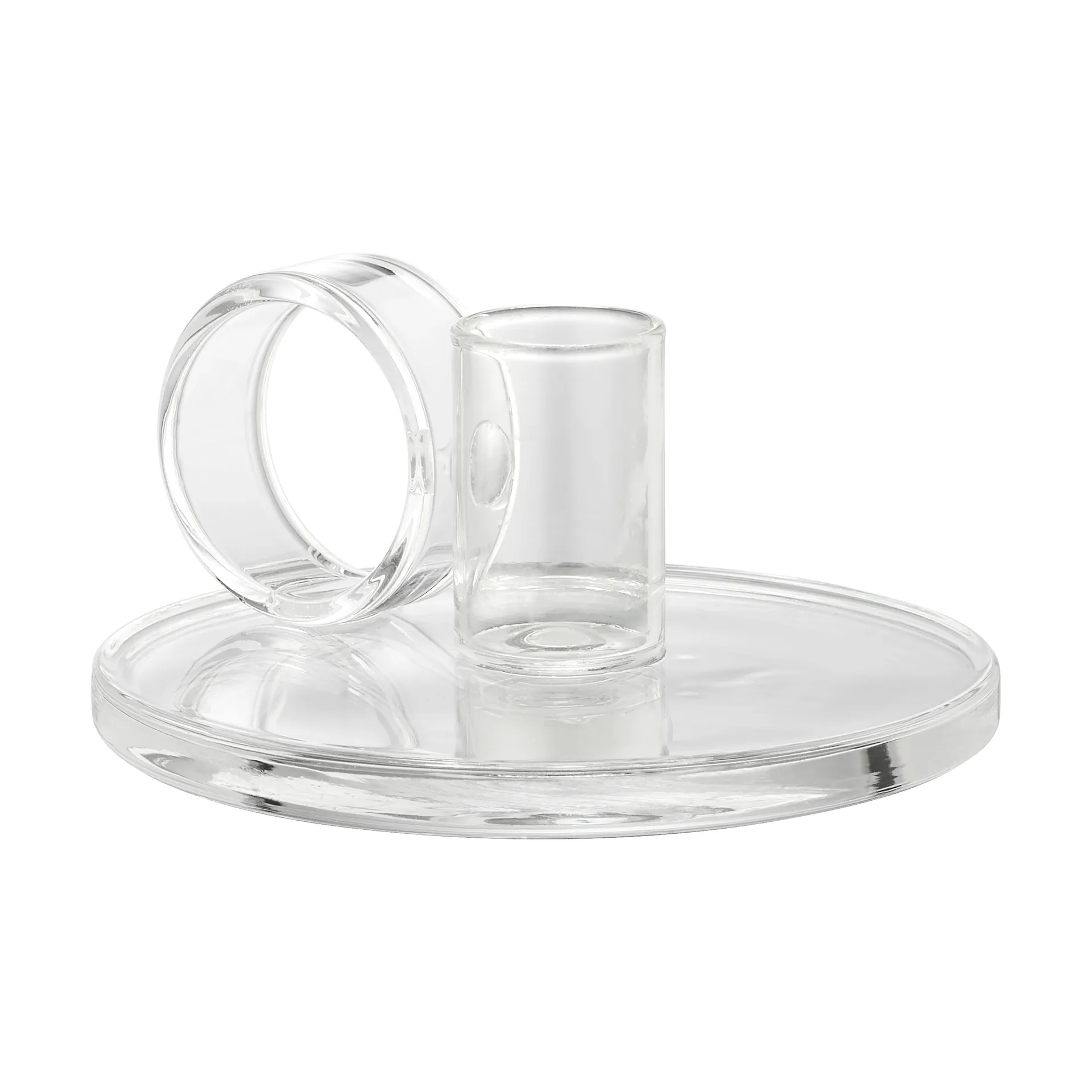 Candelabro Loop Ø11 cm, Transparente Muurla