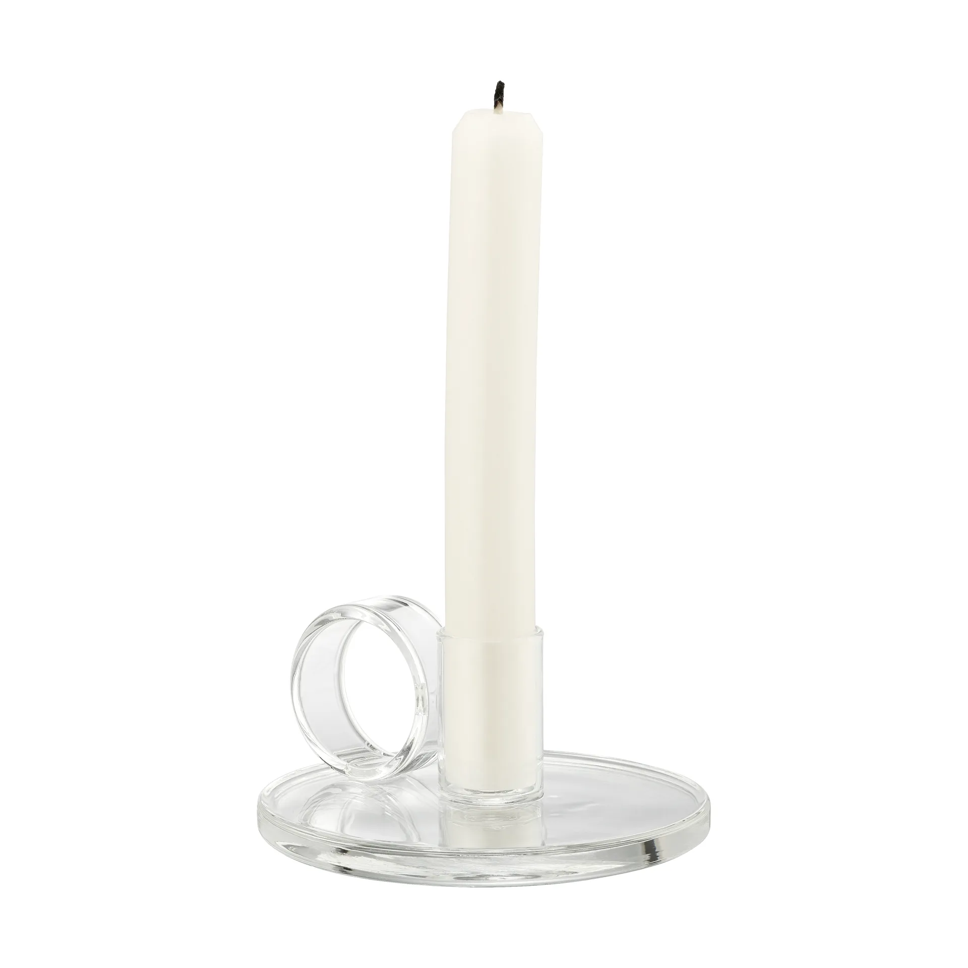 Candelabro Loop Ø11 cm, Transparente Muurla