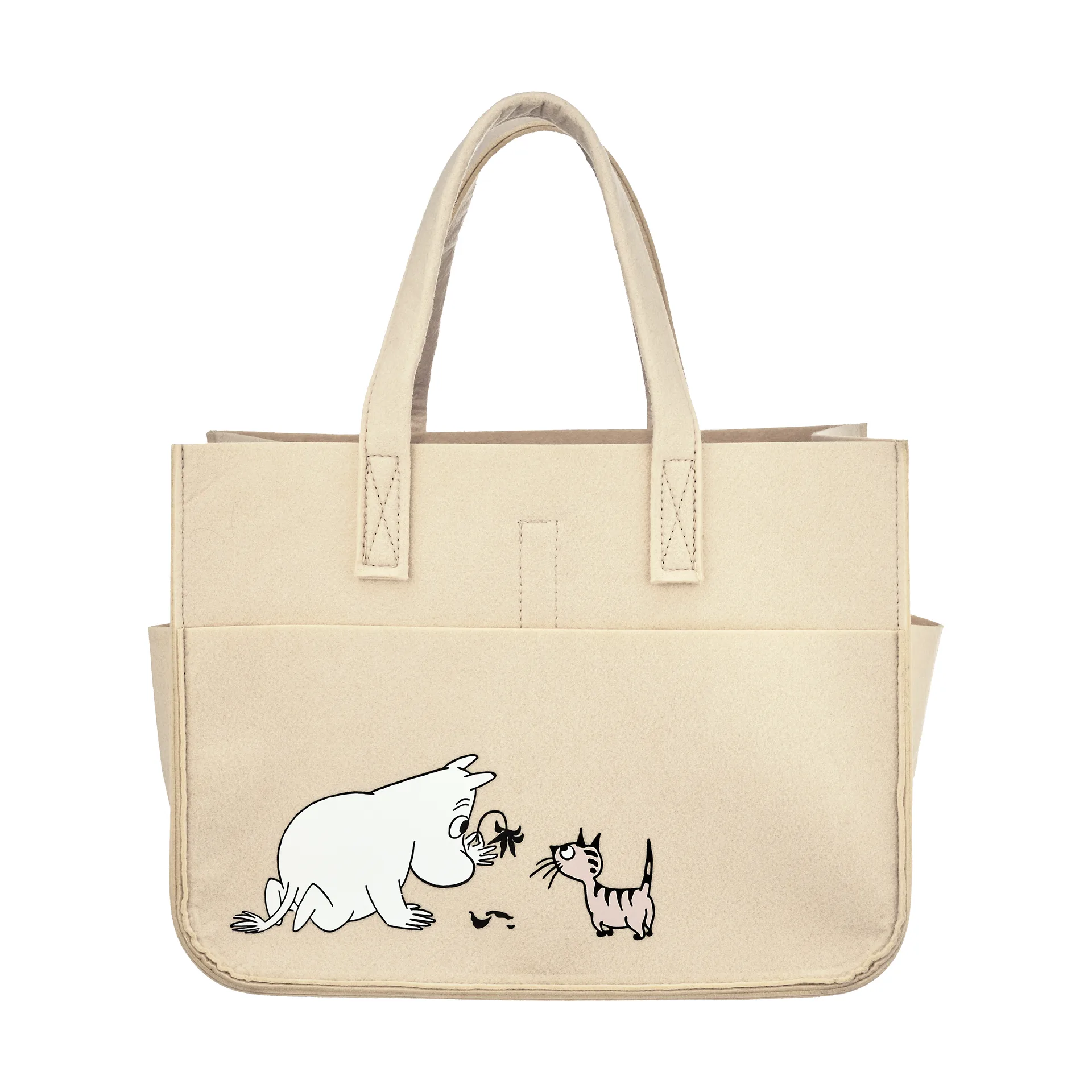 Cesta de almacenamiento Mumin pets 25x40 cm, Beige Muurla