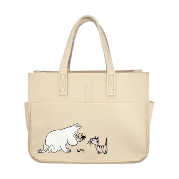 Cesta de almacenamiento Mumin pets 25x40 cm - Beige - Muurla