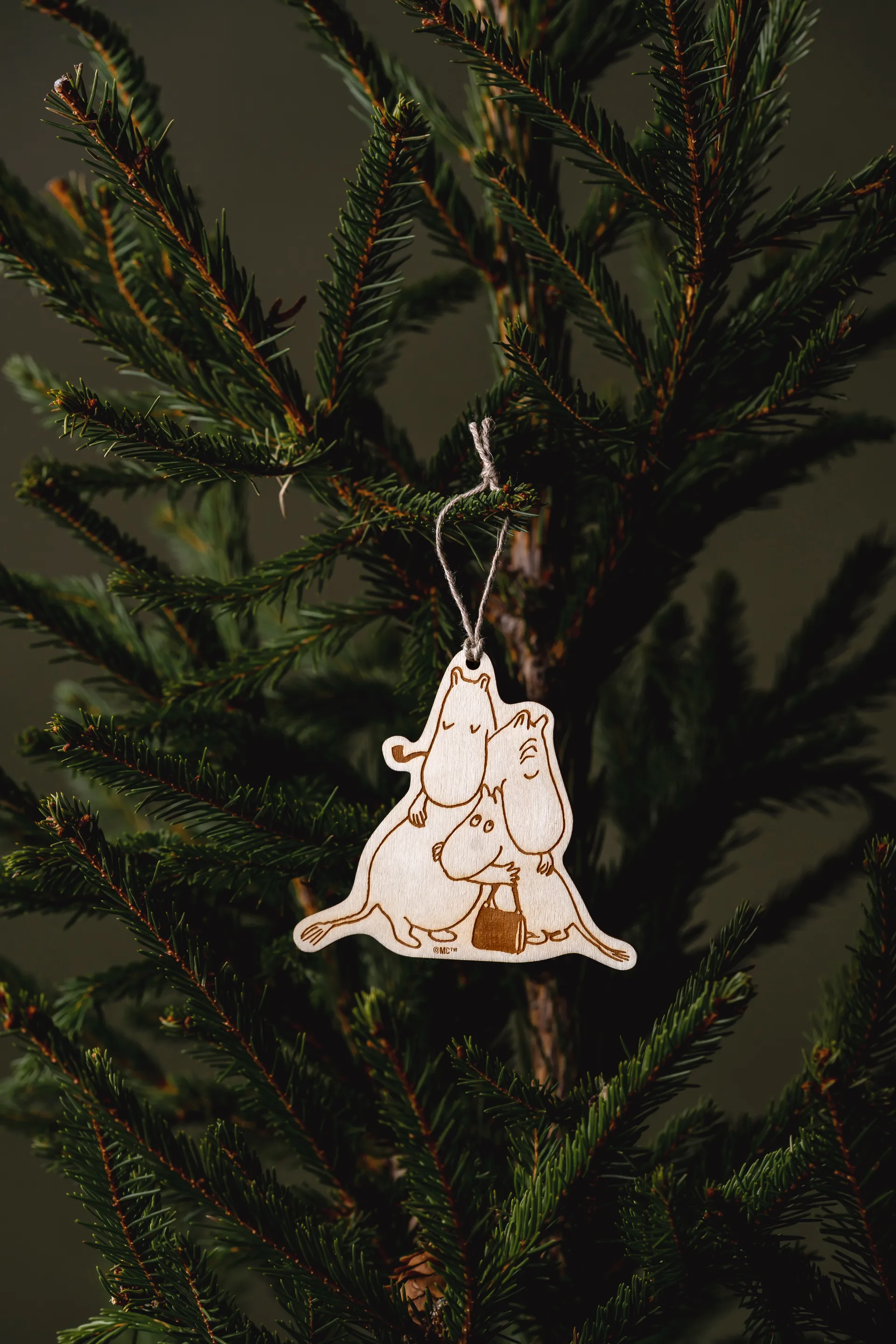 Colgante decorativo Moomin 80, Beige Muurla
