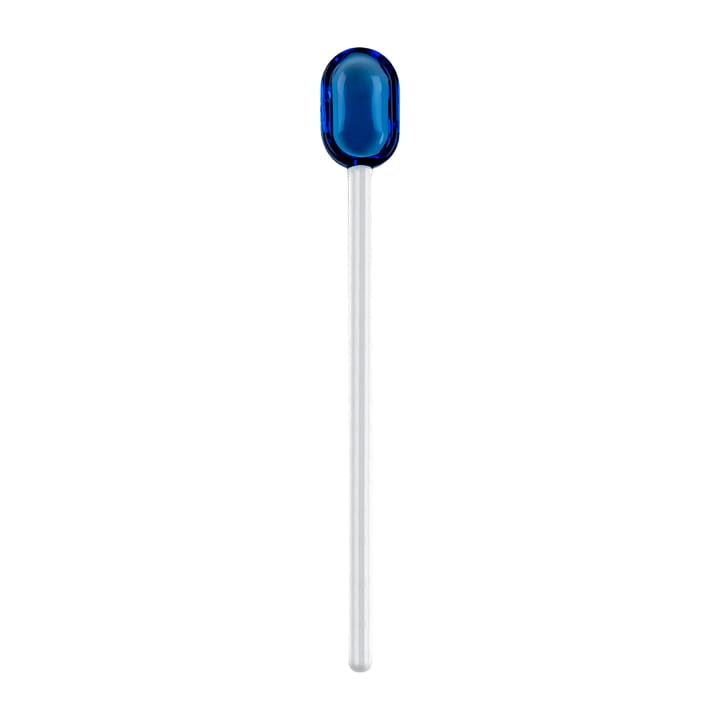 Cucharilla de latte Muurla vidrio 15,5 cm - Blue-clear - Muurla