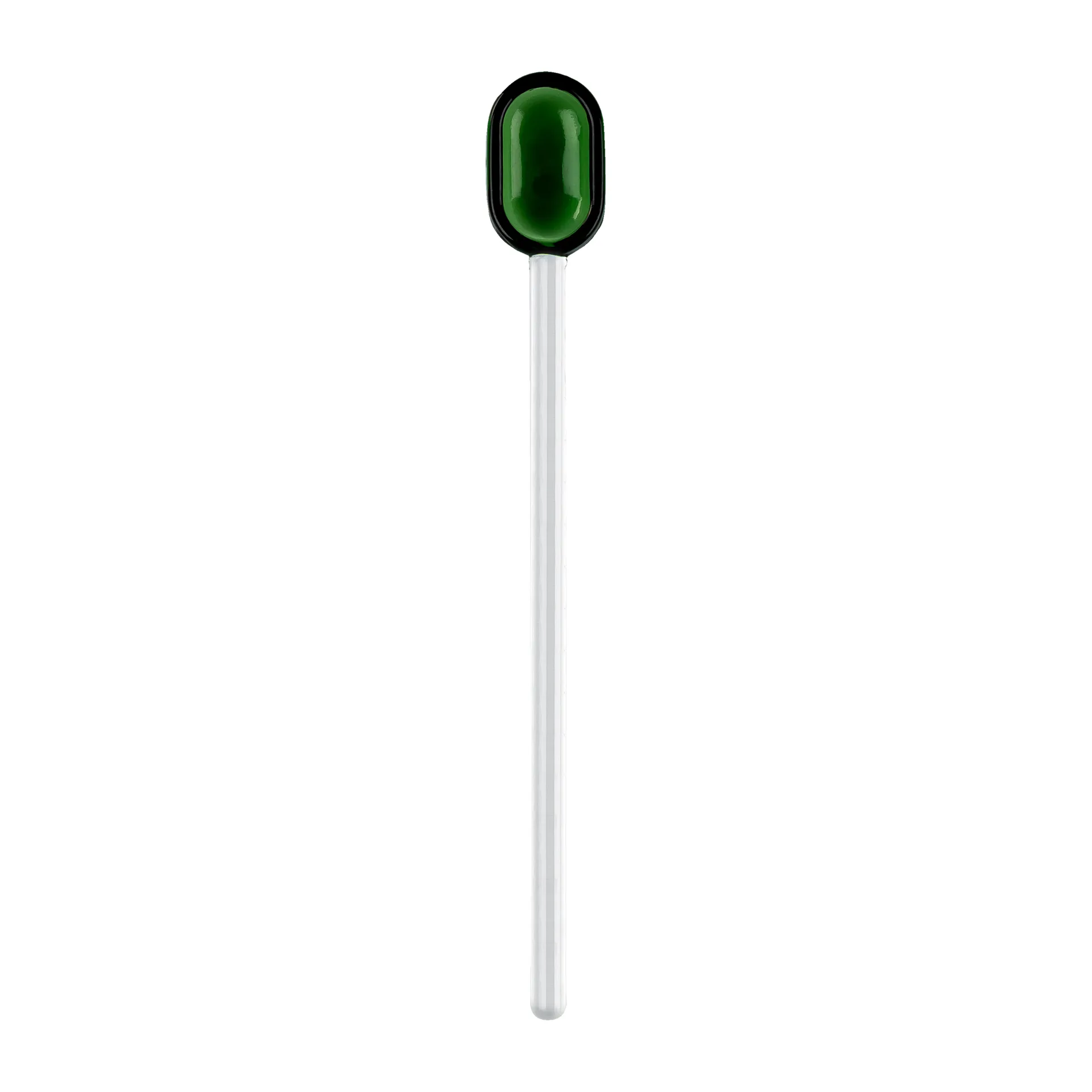 Cucharilla de latte Muurla vidrio 15,5 cm, Green-clear Muurla
