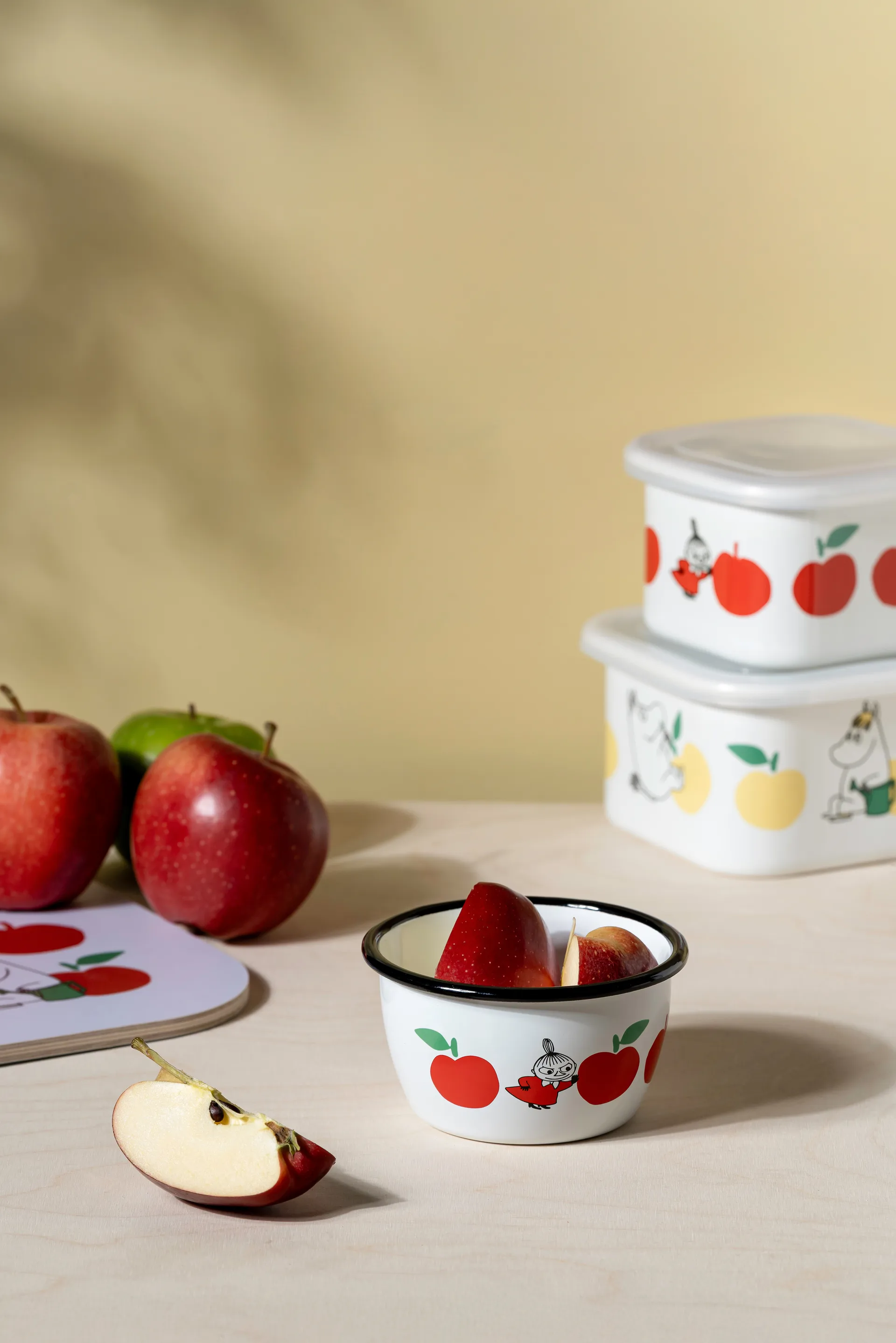 Cuenco Moomin 30 cl, Joyfull Apples-rojo Muurla