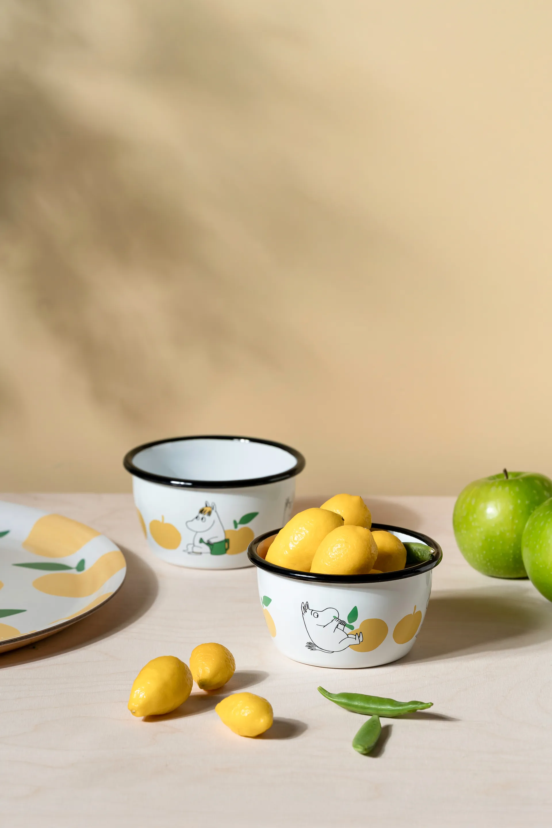 Cuenco Moomin 30 cl, Manzanas Alegres-amarillo Muurla