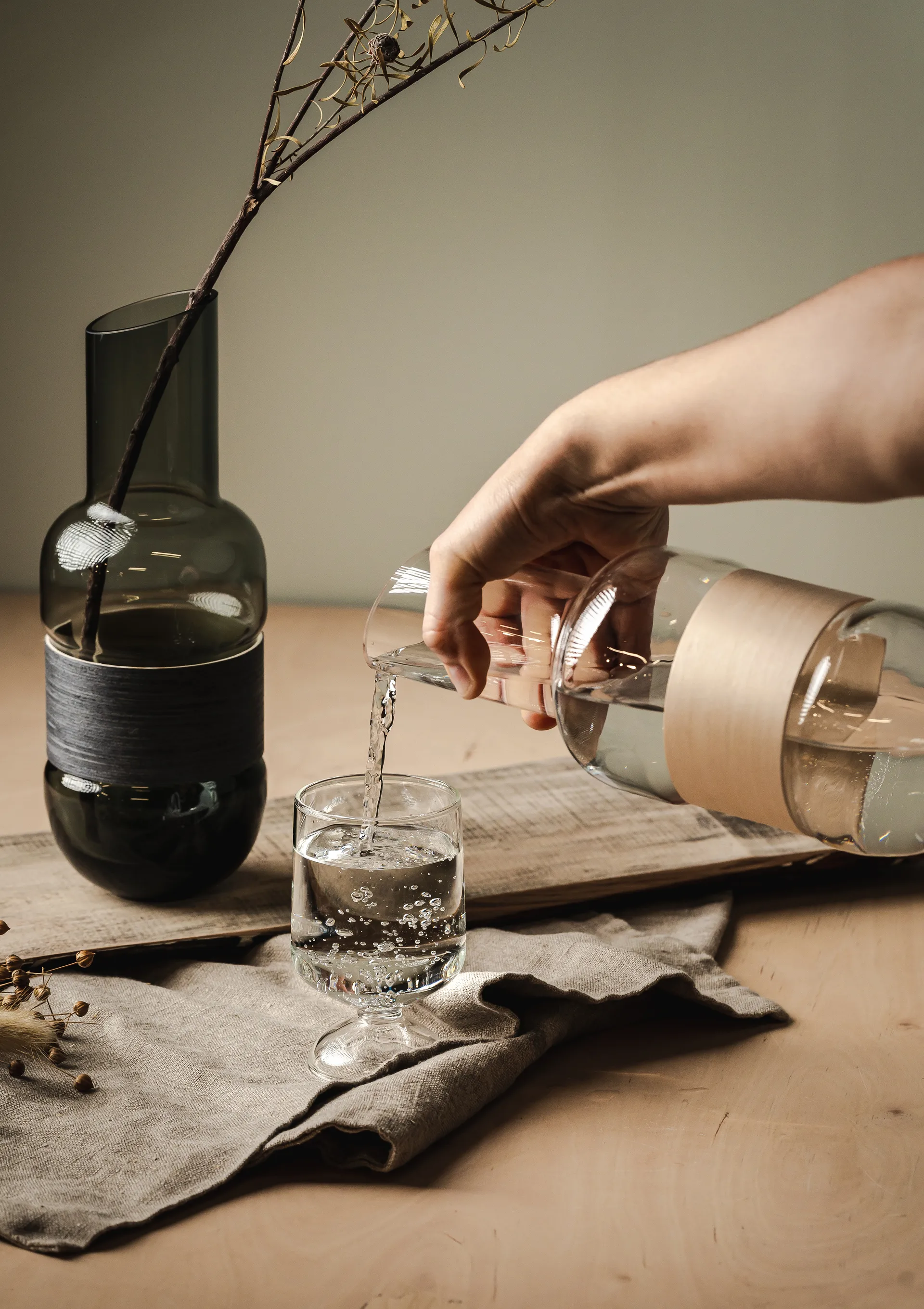 Jarra Veneer 1 L, Transparent-abedul Muurla