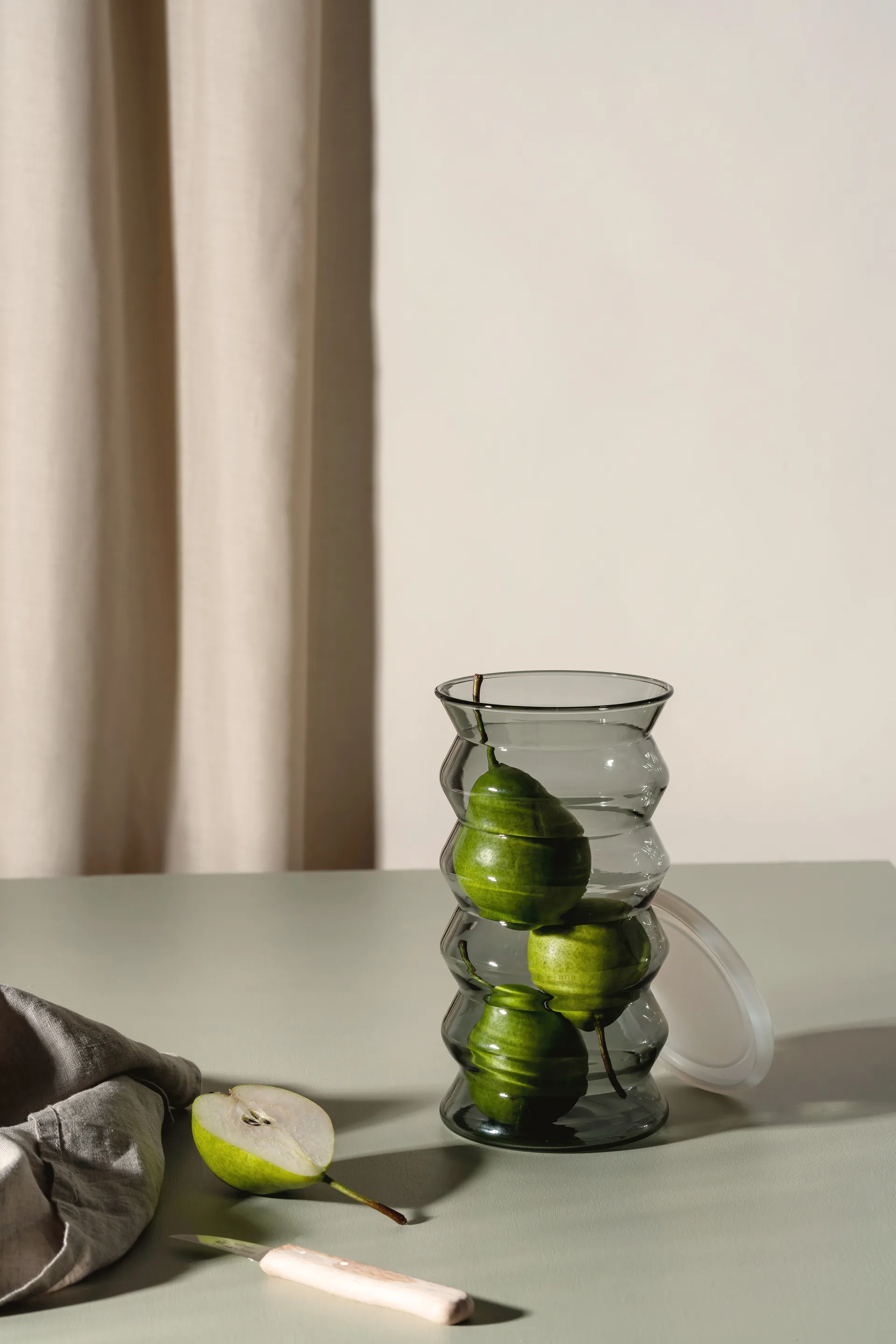 Jarrón Waves 20 cm, Gris Muurla