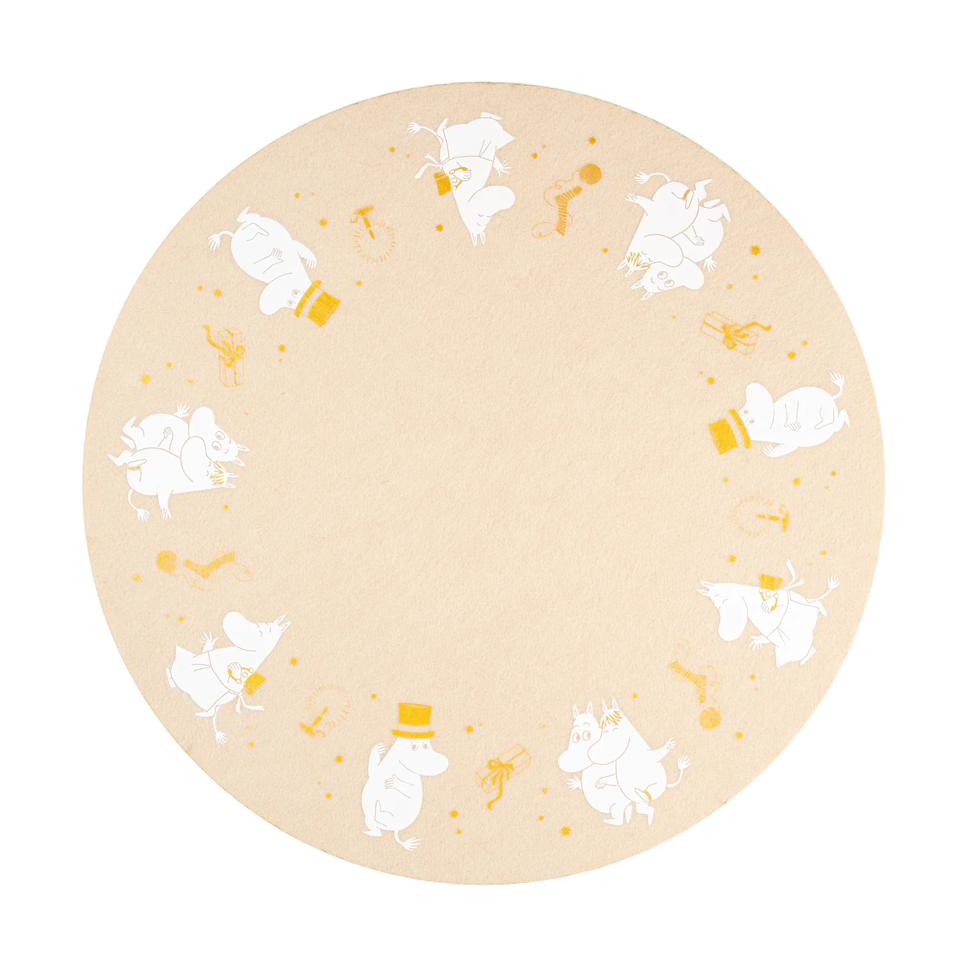 Mantel individual Moomin Ø38 cm, Sparkling stars Muurla
