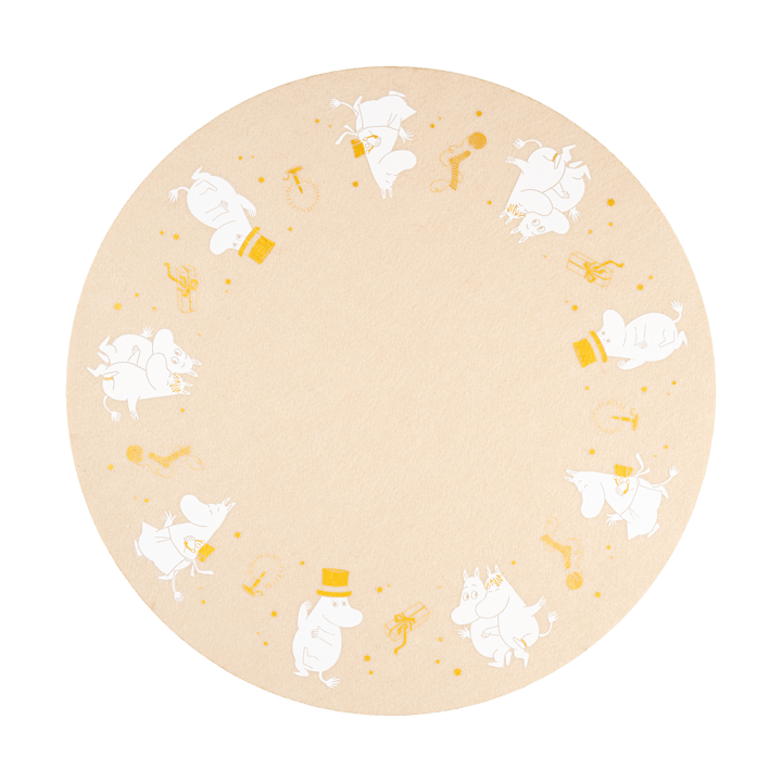 Mantel individual Moomin Ø38 cm - Sparkling stars - Muurla
