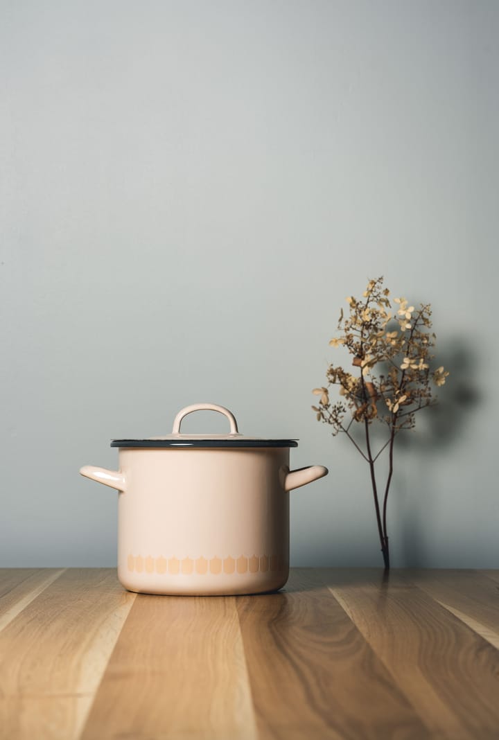 Olla esmaltada Vappu 2,5 L, Beige Muurla