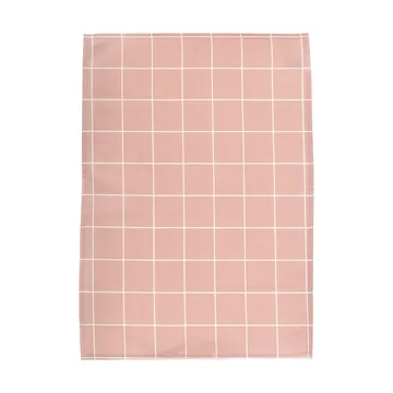 Paño de cocina Checks & Stripes - Rosa, 50x65 cm - Muurla