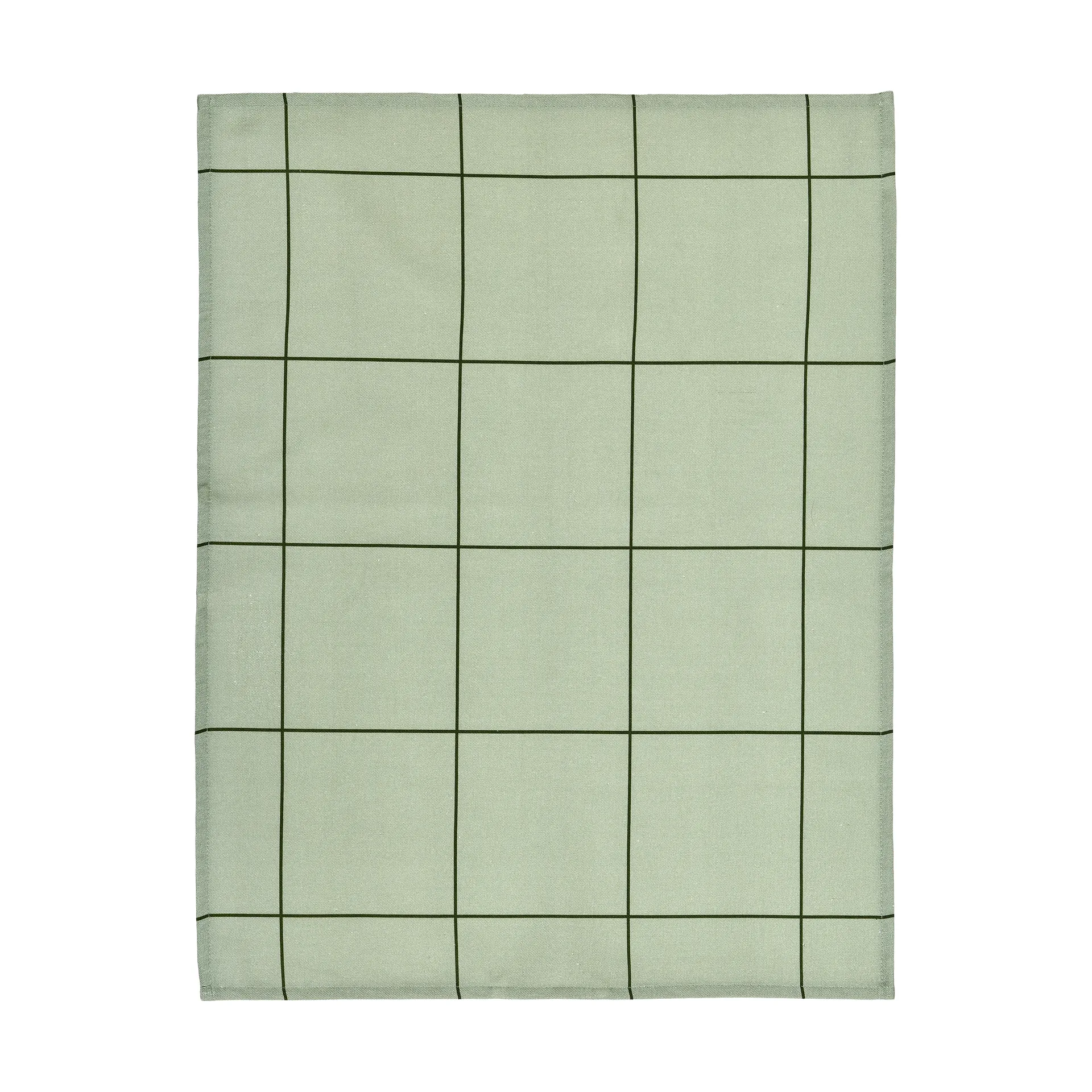 Paño de cocina Checks & Stripes, Verde, 50x70 cm Muurla