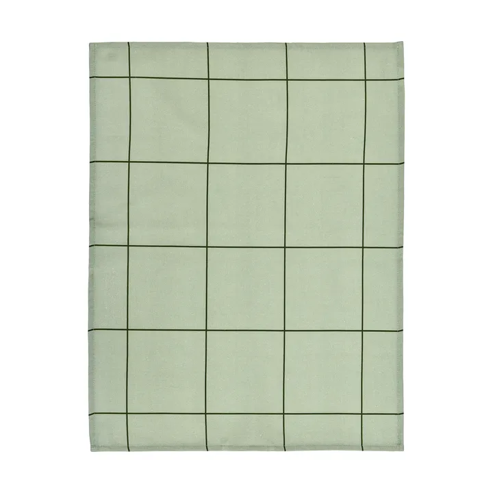 Paño de cocina Checks & Stripes - Verde, 50x70 cm - Muurla