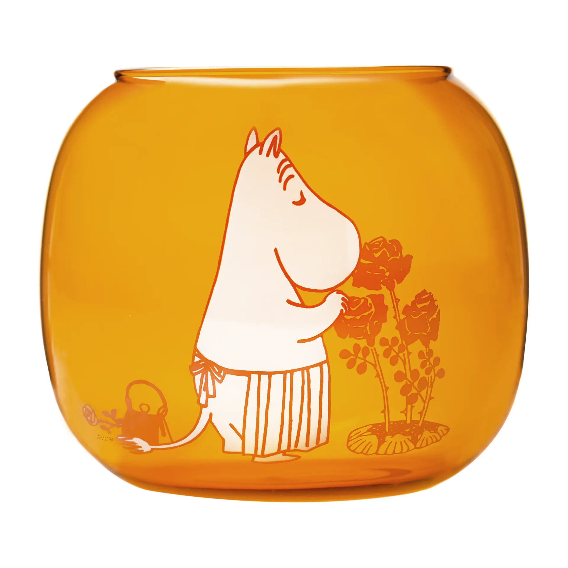 Portavelas mamá Moomin 9,5 cm, Ámbar Muurla