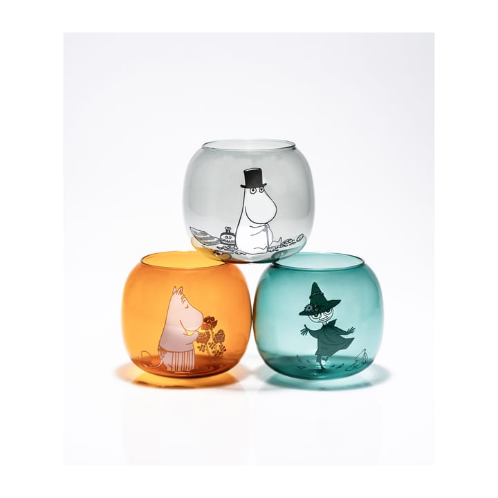 Portavelas mamá Moomin 9,5 cm, Ámbar Muurla