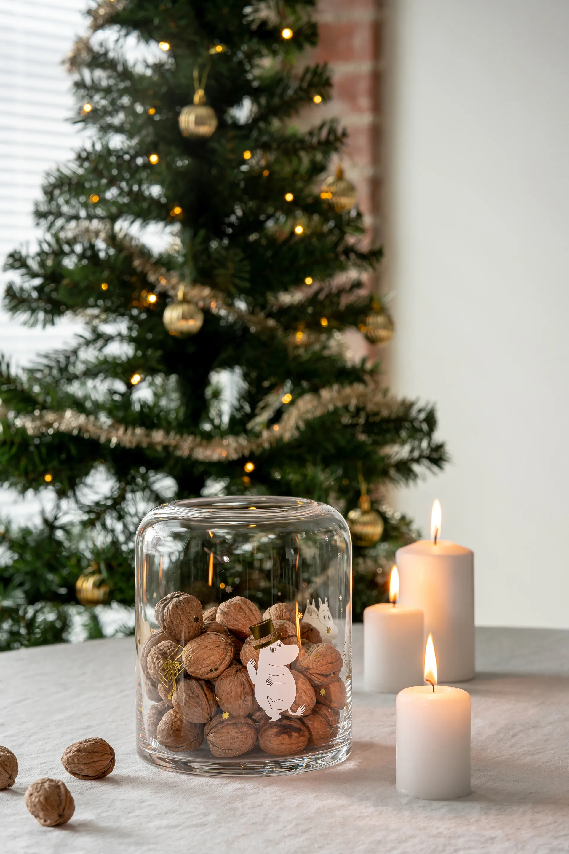 Portavelas Moomin 18 cm, Sparkling stars Muurla