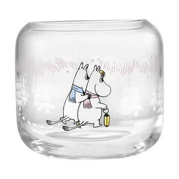 Portavelas Moomin Ø9x8 cm - Frosty Day - Muurla