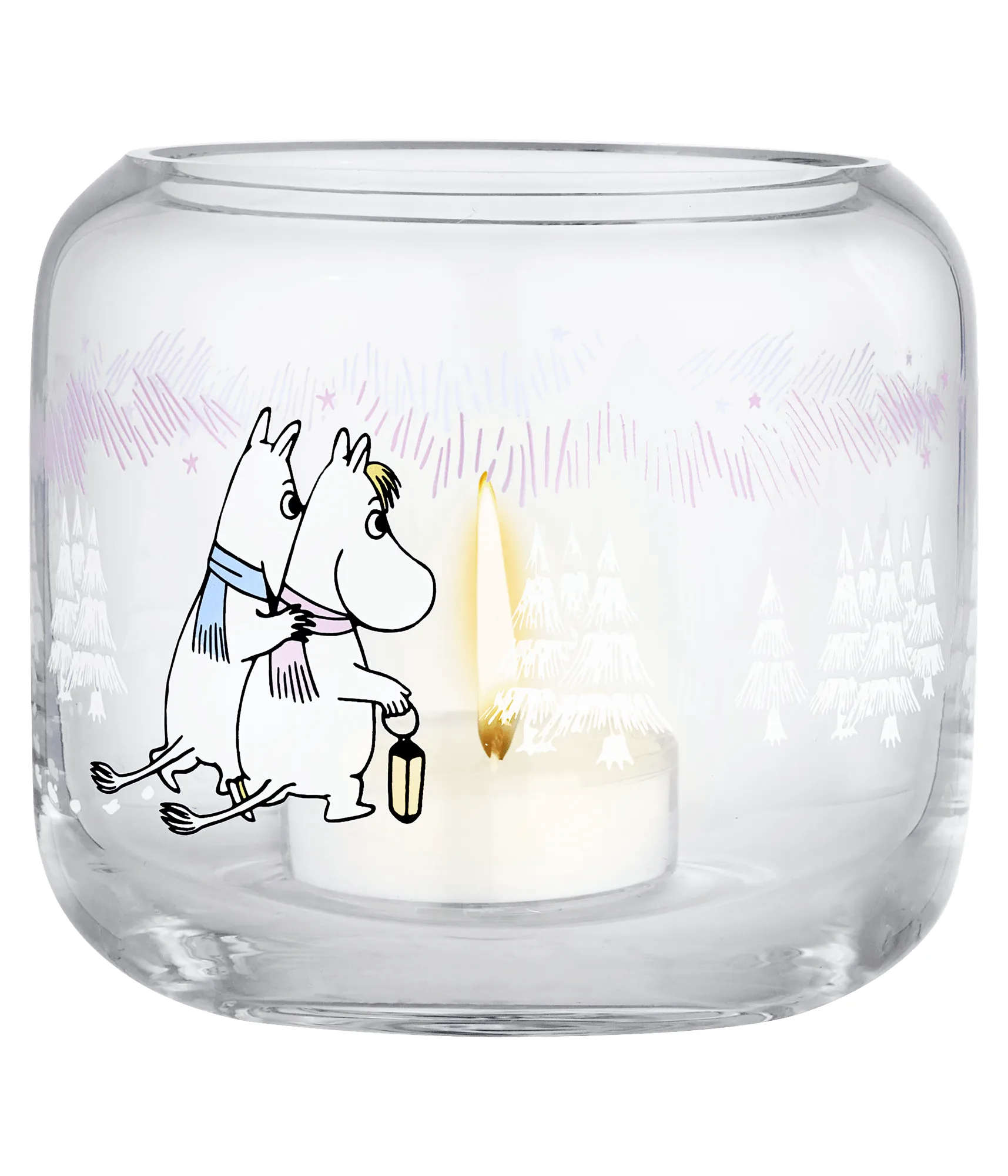 Portavelas Moomin Ø9x8 cm, Frosty Day Muurla