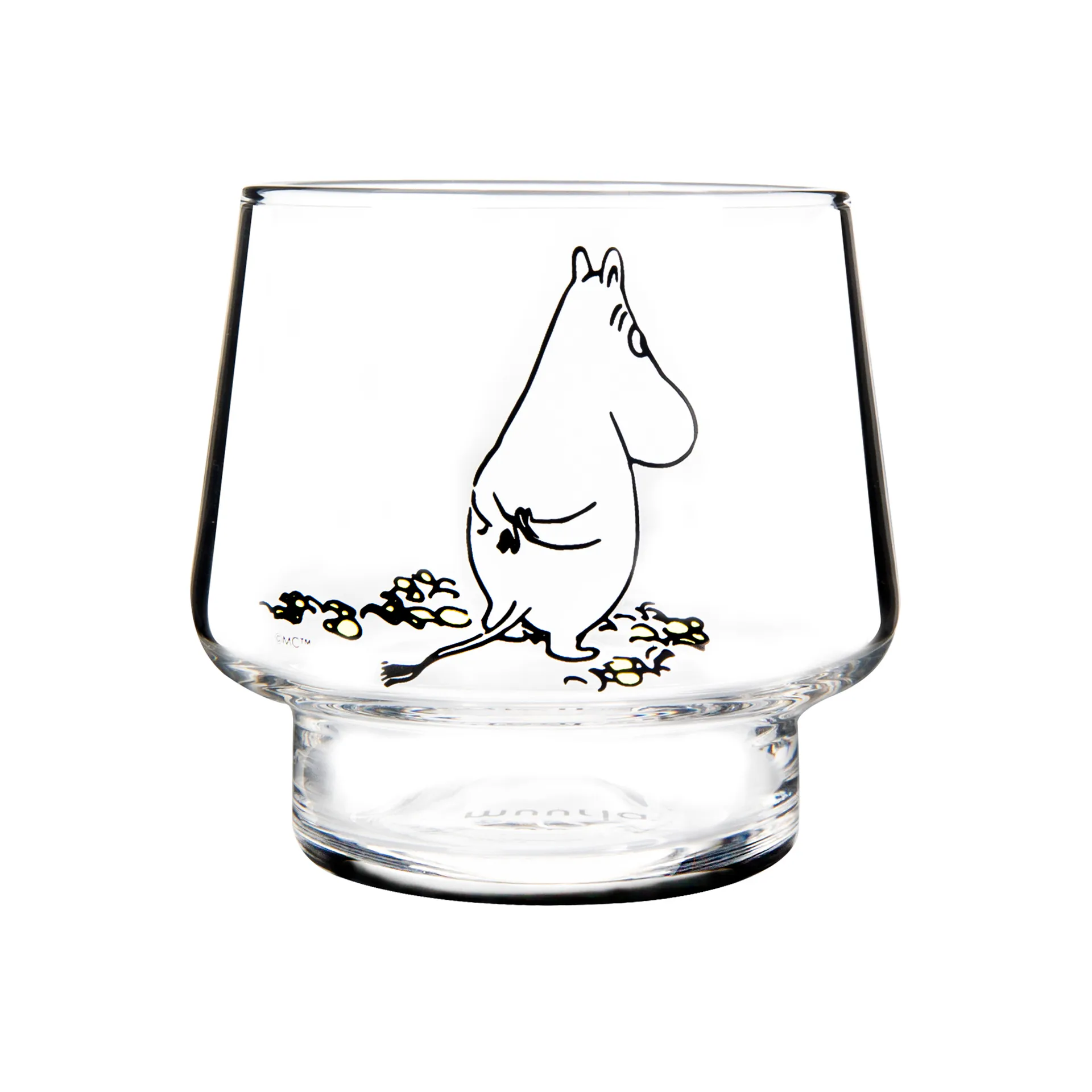 Portavelas The wait, transparente-blanco Muurla