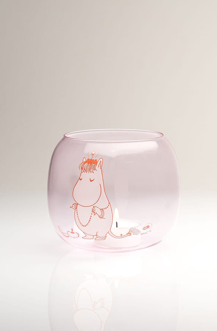 Portavelas/Bol Snorkmaiden Ø9 cm, Pink Muurla
