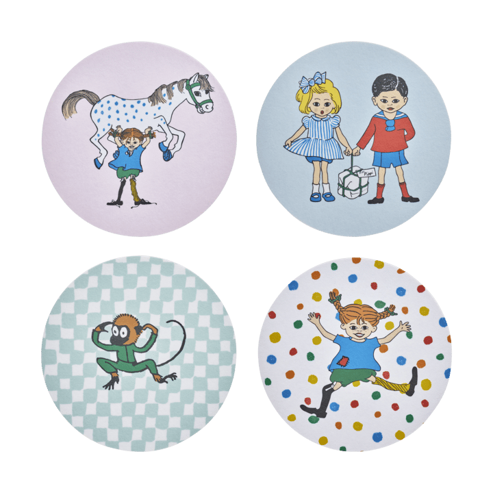 Posavasos Pippi 4 piezas - Brinco - Muurla