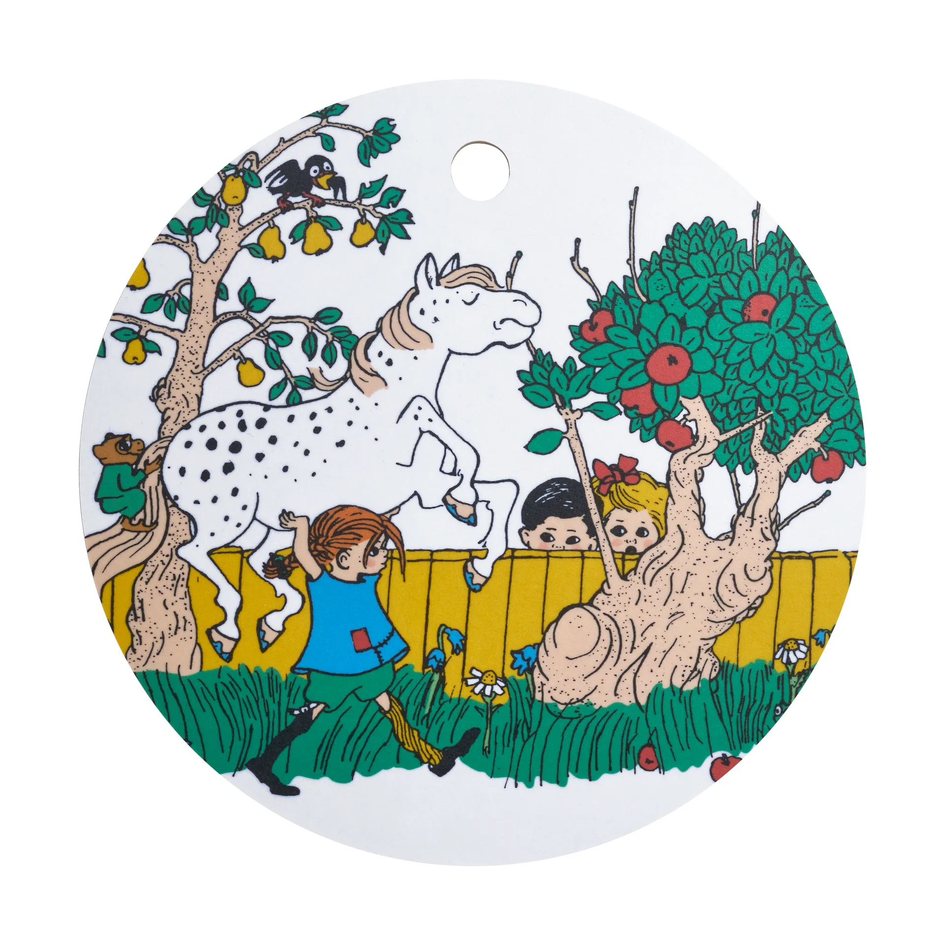 Salvamanteles Pippi Ø20 cm, The Way Home Muurla