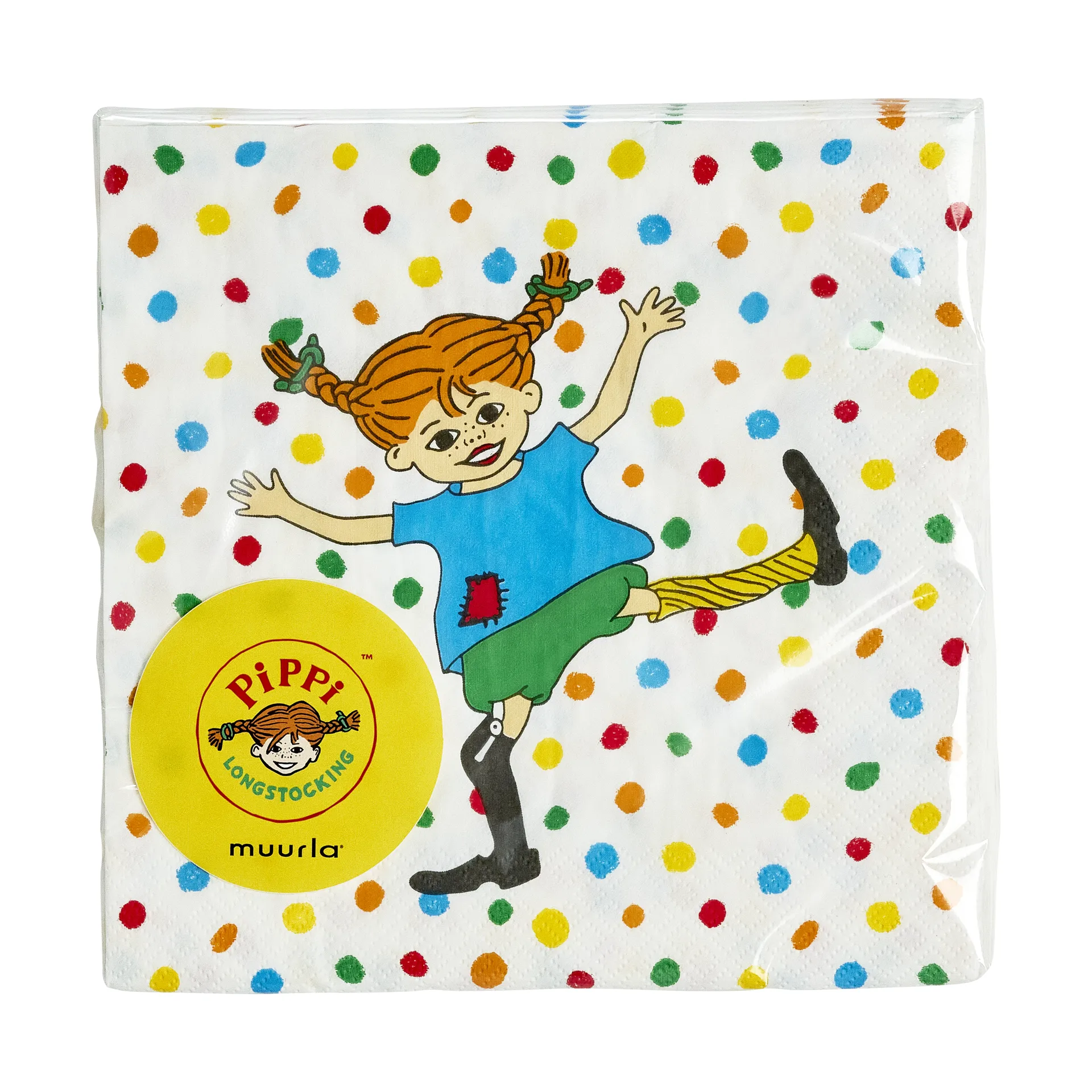 Servilletas Pippi 33x33 cm 20-pack, Brinco Muurla