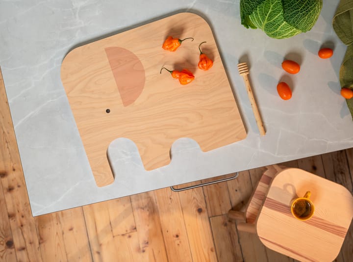 Tabla de cortar Elephant Chop & Serve L, Amarillo Muurla
